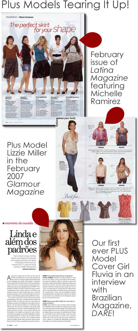 plus models tearing it up